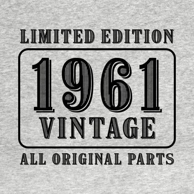 All original parts vintage 1961 limited edition birthday by colorsplash